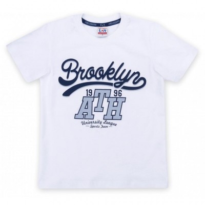 Набор детской одежды Breeze футболка "Brooklyn ATH" с шортами (8932-116B-white)