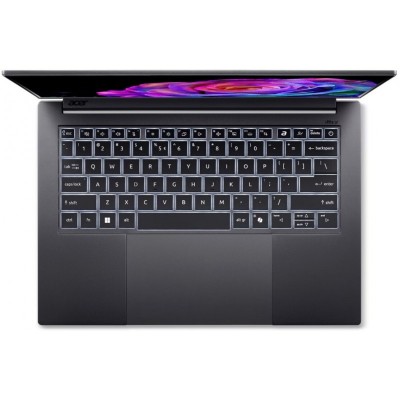 Ноутбук Acer Swift X 14 SFX14-61G 14.5" 2.8K OLED, AMD R7-350, 32GB, F1TB, NVD5050-8, Win11, сірий