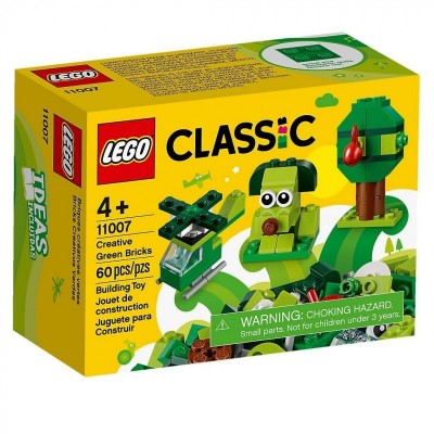 LEGO Конструктор Classic Набор для конструирования зеленый 11007