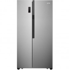 Холодильник SBS Gorenje, 179х64х91см, 2 двері, 334( 174)л, А+, NF+, поворотний льодогенер, Зовн. Диспл, сірий Холодильник SBS Gorenje, 179х64х91см, 2 двері, 334( 174)л, А+, NF+, поворотний льодогенер, Зовн. Диспл, сірий