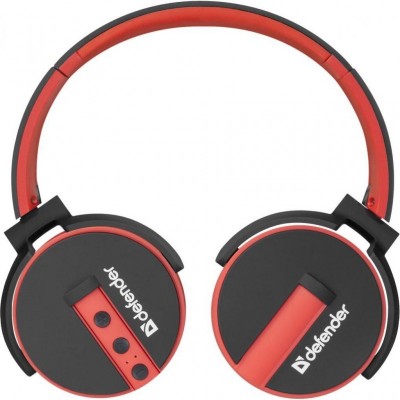 Наушники Defender FreeMotion B530 Bluetooth Black-Red (63530)