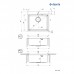 Мийка кухонна Deante Olfato, нерж.сталь, квадрат, без крила, 550х505х200мм, чаша - 1, універсальна, нерж