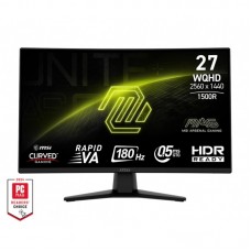 Монітор MSI 27" MAG 274CQF 2xHDMI, DP, Audio, VA, 2560x1440, 180Hz, 0.5ms, sRGB 128%, CURVED, AdaptiveSync Монітор MSI 27" MAG 274CQF 2xHDMI, DP, Audio, VA, 2560x1440, 180Hz, 0.5ms, sRGB 128%, CURVED, AdaptiveSync