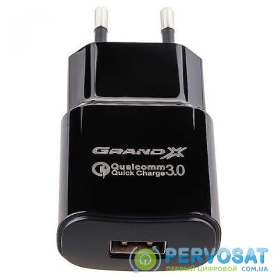 Зарядное устройство Grand-X CH-550BM (Quick Charg QC3.0 Grand-X 3.6V-12V, 3A-1.5A + DC c (CH-550BM)