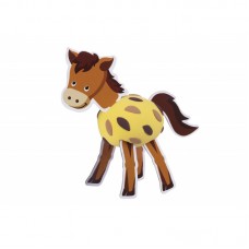 Набір для ліплення Paulinda Super Dough 3D Fun Набір 4в1 Тварини (кіт, кінь, овечка, собака) Набір для ліплення Paulinda Super Dough 3D Fun Набір 4в1 Тварини (кіт, кінь, овечка, собака)