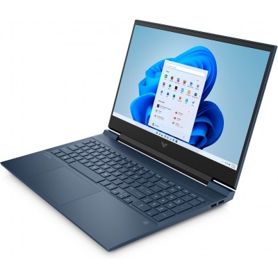 Ноутбук HP Victus 16-d1043ua 16.1&quot; FHD IPS AG, Intel i5-12500H, 16GB, F1024GB, NVD3050-4, Win11, синій