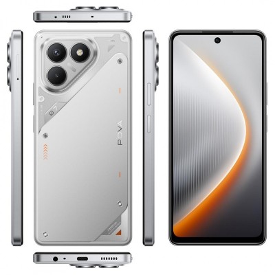 Смартфон TECNO POVA 7 Neo (LJ6) 6.78" 8/128ГБ, 2SIM, 7000мА•год, Magic Silver Смартфон TECNO POVA 7 Neo (LJ6) 6.78" 8/128ГБ, 2SIM, 7000мА•год, Magic Silver