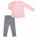 Набір дитячого одягу Breeze з дівчинкою з букетом (13258-92G-pink)