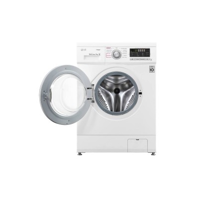 Пральна машина з фронт. завант. LG F1296HDS1, 7кг, 1200, A+++, Пара, глибина 44см, Дисплей, Білий
