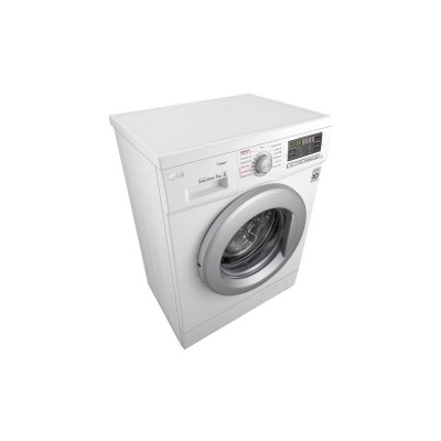 Пральна машина з фронт. завант. LG F1296HDS1, 7кг, 1200, A+++, Пара, глибина 44см, Дисплей, Білий