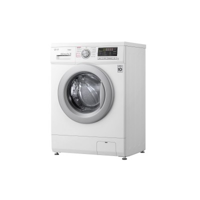 Пральна машина з фронт. завант. LG F1296HDS1, 7кг, 1200, A+++, Пара, глибина 44см, Дисплей, Білий