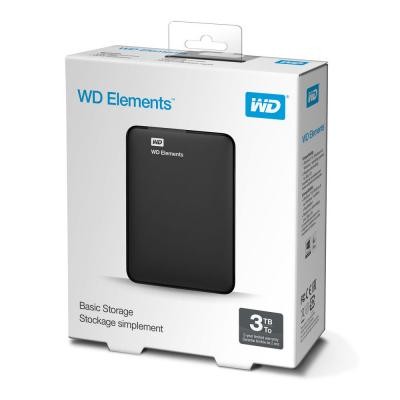 Внешний жесткий диск 2.5" 3TB WD (WDBU6Y0030BBK-WESN)