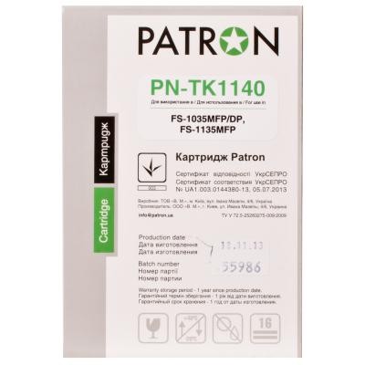 Тонер-картридж PATRON KYOCERA MITA TK-1140 (PN-TK1140)