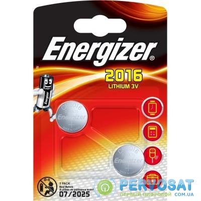 Батарейка Energizer CR2016 Lithium * 1 (638710)