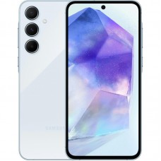 Смартфон Samsung Galaxy A55 5G (A556) 6.6" 8/256ГБ, 2SIM, 5000мА•год, блакитний крижаний Смартфон Samsung Galaxy A55 5G (A556) 6.6" 8/256ГБ, 2SIM, 5000мА•год, блакитний крижаний