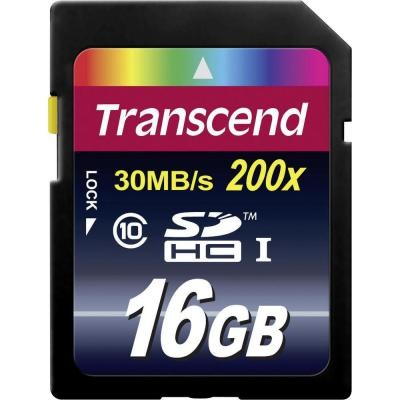 Карта памяти Transcend 16Gb SDHC class 10 (TS16GSDHC10)