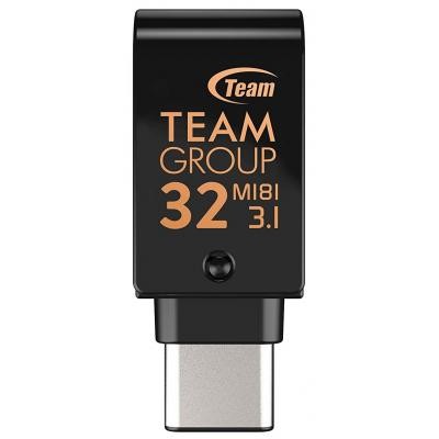USB флеш накопичувач Team 32GB M181 Black USB 3.1/Type-C (TM181332GB01)