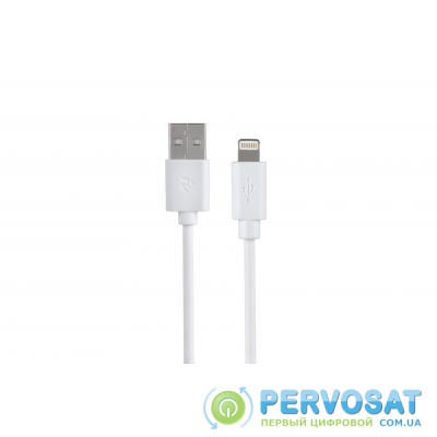 Дата кабель USB 2.0 AM to Lightning 1.0m white 2E (2E-CCLPVC-1MWT)