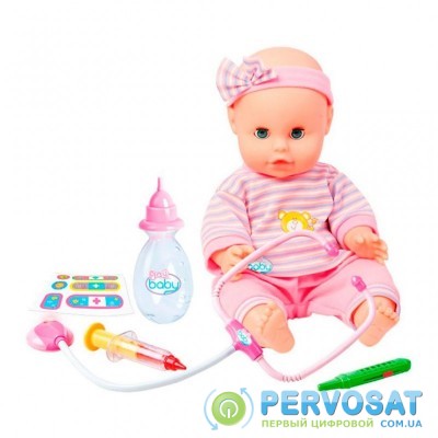 Пупс Play Baby с интерактивным набором врача 32 см (32004)
