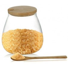 Банка для зберігання Ardesto Fresh Sugar 500 мл, скло, бамбук Банка для зберігання Ardesto Fresh Sugar 500 мл, скло, бамбук