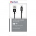 Дата кабель USB 2.0 AM to Micro 5P 1.0m black Verbatim (48863)
