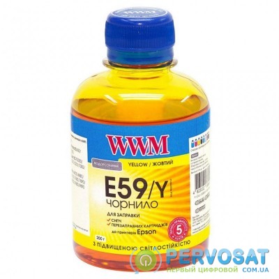Чернила WWM EPSON StPro 7700/9700/R2400 200г Yellow (E59/Y)