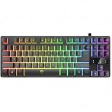 Клавіатура мембрана Trust GXT 833 Thado TKL 87Key, USB-A, EN/RU, Led, Чорний Клавіатура мембрана Trust GXT 833 Thado TKL 87Key, USB-A, EN/RU, Led, Чорний