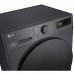 Пральна машина LG фронтальна, 9кг, 1200, A, 48см, дисплей, пара, інвертор, чорний