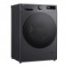 Пральна машина LG фронтальна, 9кг, 1200, A, 48см, дисплей, пара, інвертор, чорний