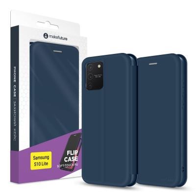 Чехол для моб. телефона MakeFuture Samsung S10 Lite Flip (Soft-Touch PU) Blue (MCP-SS10LBL)