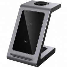 Зарядний пристрій Prestigio ReVolt A8 3-in-1 wireless charging station for iPhone, Apple (PCS108A_SG)