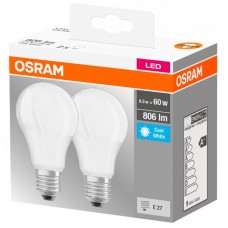Набір ламп 2шт OSRAM LED E27 8.5Вт 4000К 806Лм A60 Набір ламп 2шт OSRAM LED E27 8.5Вт 4000К 806Лм A60