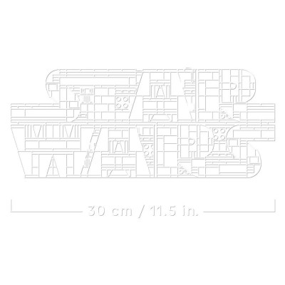 Конструктор LEGO Star Wars Логотип з кубиків «Зоряні війни»