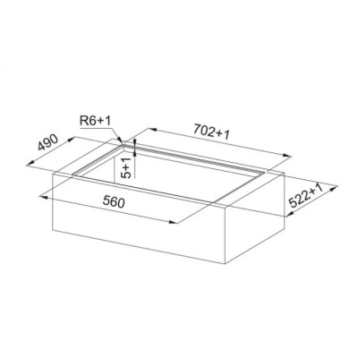 Варильна повверхня Franke індукційна, з фільтром, 70см, розширена зона, вбудована витяжка, Booster, 1050м.куб/год, A++, автовідключення, чорний