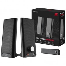 Акустична система 2E PCS203, 2.0, USB, Metal Black Акустична система 2E PCS203, 2.0, USB, Metal Black