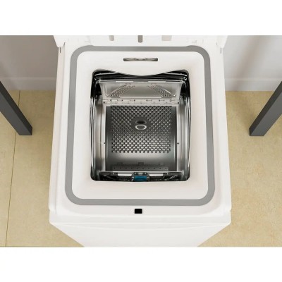 Пральна машина Whirlpool вертикальна, 6,5кг, 1200, С, 60см, дисплей, інвертор, білий