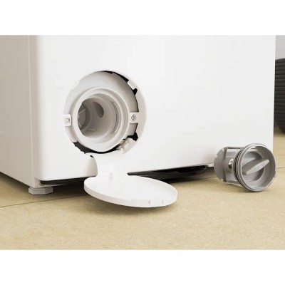 Пральна машина Whirlpool вертикальна, 6,5кг, 1200, С, 60см, дисплей, інвертор, білий