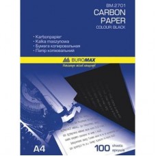 Папір копіювальний BUROMAX 210x297мм, 100sheets, black (BM.2701) Папір копіювальний BUROMAX 210x297мм, 100sheets, black (BM.2701)