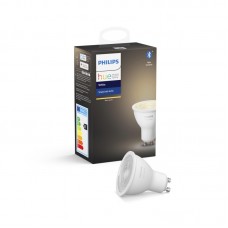 Лампа розумна Philips Hue GU10, 5.2W(57Вт), 2700K, White, ZigBee, Bluetooth, димування Лампа розумна Philips Hue GU10, 5.2W(57Вт), 2700K, White, ZigBee, Bluetooth, димування