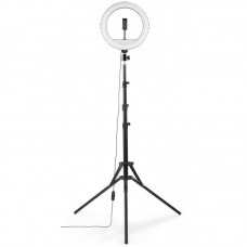 Трипод смартфону Hama Steady-120 V2, кулястий, 185см, Bluetooth, зі світлодіодним кільцем, чорний Трипод смартфону Hama Steady-120 V2, кулястий, 185см, Bluetooth, зі світлодіодним кільцем, чорний