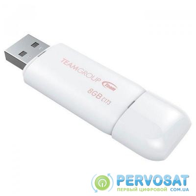 USB флеш накопитель Team 8GB C173 White USB 2.0 (TC1738GW01)