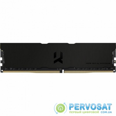 Модуль памяти для компьютера DDR4 16GB 3600 MHz Iridium Pro Deep Black GOODRAM (IRP-K3600D4V64L18/16G)