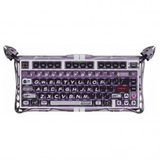 Клавіатура механічна GravaStar Mercury V75 Pro 80keys, Magnetic Jade Gaming, 8K, USB-A, RGB, Iron Purple