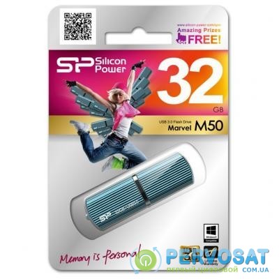 USB флеш накопитель Silicon Power 32GB MARVEL M50 USB 3.0 (SP032GBUF3M50V1B)
