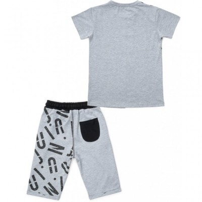 Набір дитячого одягу Breeze з шортами (4118-140B-gray)