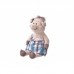 М'яка іграшка Same Toy Порося в комбінезоні 45см THT706