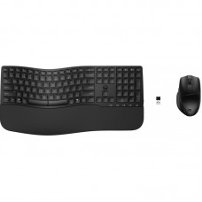 Комплект клавіатура та миша HP 680 Comfort Dual-Mode, BT, EN/UK, чорний Комплект клавіатура та миша HP 680 Comfort Dual-Mode, BT, EN/UK, чорний