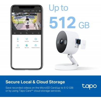 IP-Камера TP-LINK Tapo C120 2K N300 microSD motion detection