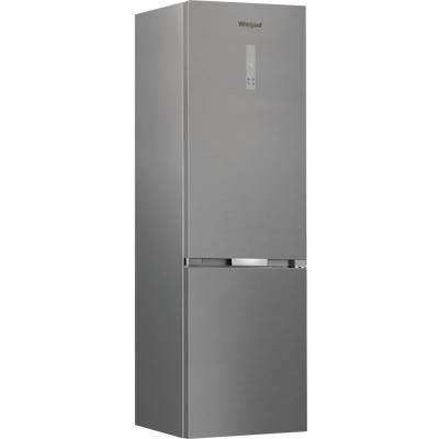 Холодильник Whirlpool з нижн. мороз., 203.5x60х66.3, холод.відд.-231л, мороз.відд.-104л, 2дв., А++, NF, дисплей, інв., зона нульова, нерж
