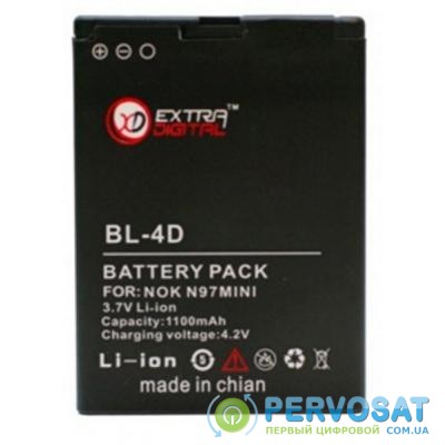 Аккумуляторная батарея для телефона EXTRADIGITAL Nokia BL-4D (1150 mAh) (BMN6269)